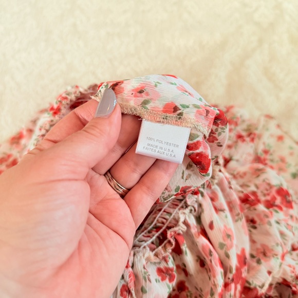 Misa Los Angeles Kidada ruffle maxi dress in poppy all over print - Picture 9 of 10